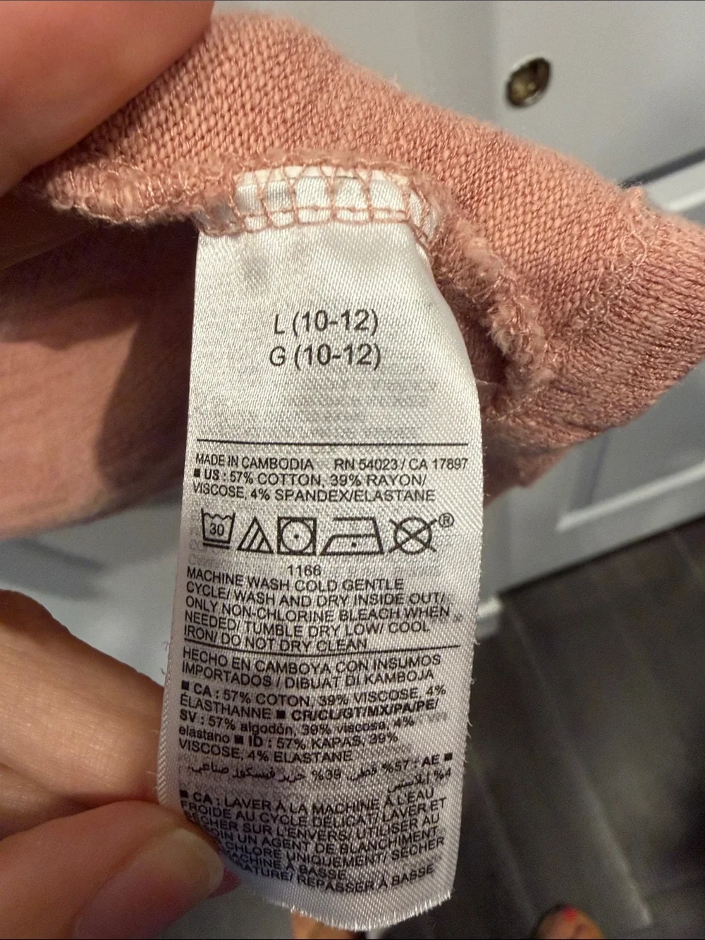 Old Navy Lightweight Open-Front Cardigan in Dusty Peach